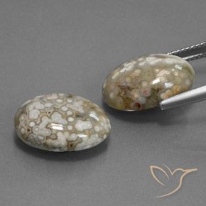 Jasper Gemstones in 16 x 12 mm (calibrated) Size for Sale, Jasper Stones in Multicolor Color