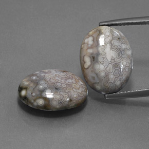 Multicolor Jasper Gem - 7.8ct Oval Cabochon (ID: 371361)