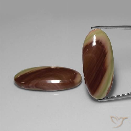 44.74ctw Natural Multicolor Jasper, Oval, Opaque