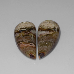 37.57 ct Multicolor Jasper Stone, Natural Jasper in Fancy Cabochon Shape for Sale