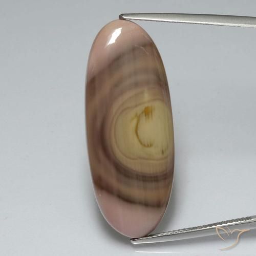 17.33ct Natural Multicolor Jasper, Oval, Opaque