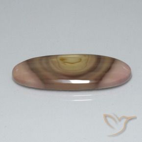17.33 ct Multicolor Jasper Stone, Natural Jasper in Oval Cabochon Shape for Sale