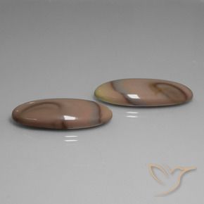38.33 ctw Multicolor Jasper Stones, Natural Jasper in Oval Cabochon Shape for Sale