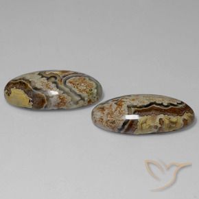 29.46 ctw Multicolor Jasper Stones, Natural Jasper in Oval Cabochon Shape for Sale