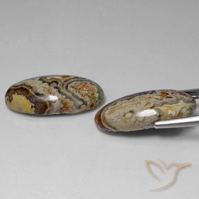Jasper Gemstones in 26.1 x 12.4 mm Size for Sale, Jasper Stones in Multicolor Color