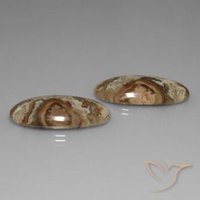 30.99 ctw Multicolor Jasper Stones, Natural Jasper in Oval Cabochon Shape for Sale