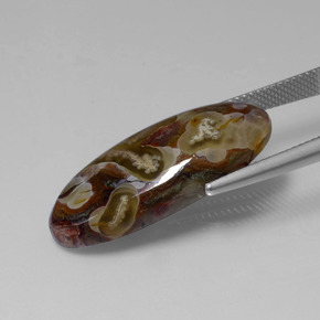 Jasper Gemstone in 28.4 x 12.4 mm Size for Sale, Jasper Stone in Multicolor Color