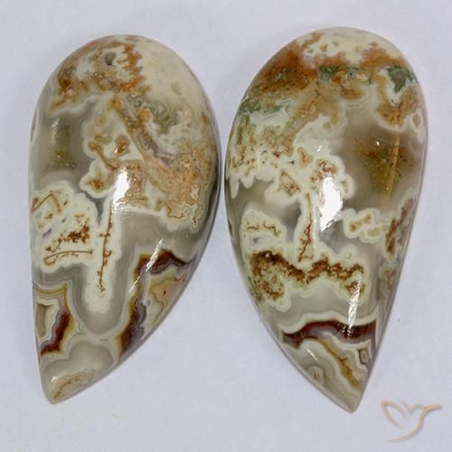 Jasper Gemstones in 24.2 x 12.3 mm Size for Sale, Jasper Stones in Multicolor Color