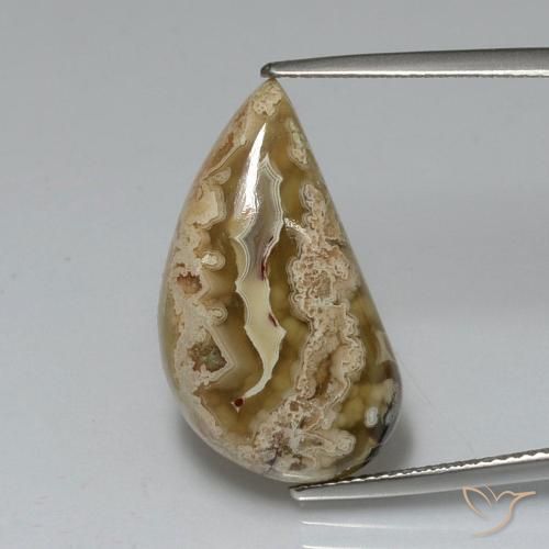 11.24ct Natural Multicolor Jasper, Fancy, Opaque