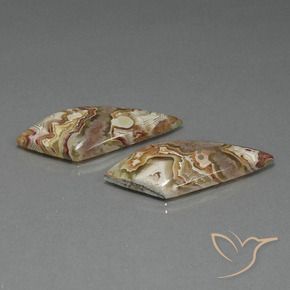27.68 ctw Multicolor Jasper Stones, Natural Jasper in Rhomb Cabochon Shape for Sale