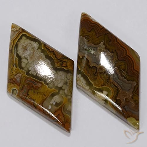 Jasper Gemstones in 37.1 x 19 mm Size for Sale, Jasper Stones in Multicolor Color