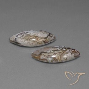 29.82 ctw Multicolor Jasper Stones, Natural Jasper in Marquise Cabochon Shape for Sale