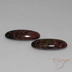 22.83 ctw Multicolor Jasper Stones, Natural Jasper in Oval Cabochon Shape for Sale