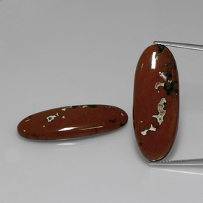 33.70 ct Multicolor Jasper Gemstone, Jasper Gem in Oval Cabochon Shape for Sale.