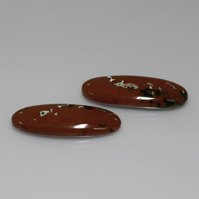 33.70 ct Multicolor Jasper Stone, Natural Jasper in Oval Cabochon Shape for Sale
