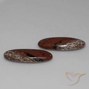 27.70 ctw Multicolor Jasper Stones, Natural Jasper in Oval Cabochon Shape for Sale