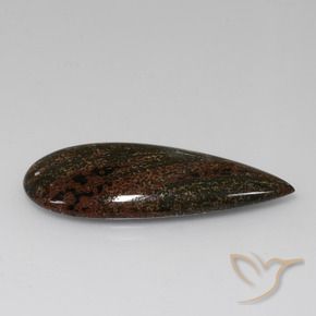 14.50 ct Multicolor Jasper Stone, Natural Jasper in Pear Cabochon Shape for Sale