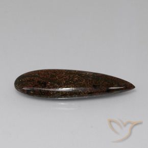 12.43 ct Multicolor Jasper Stone, Natural Jasper in Pear Cabochon Shape for Sale