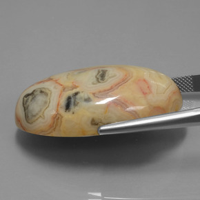 Jasper Gemstone in 35.2 x 23.4 mm Size for Sale, Jasper Stone in Multicolor Color