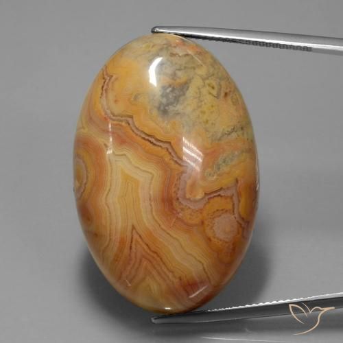 61.26ct Natural Deep Orange Jasper, Oval, Opaque