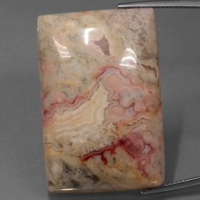 73.43 ct Multicolor Jasper Gemstone, Jasper Gem in Baguette Cabochon Shape for Sale.