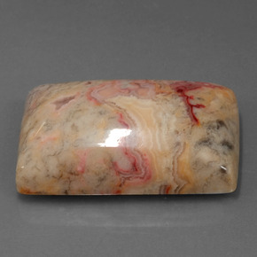 73.43 ct Multicolor Jasper Stone, Natural Jasper in Baguette Cabochon Shape for Sale