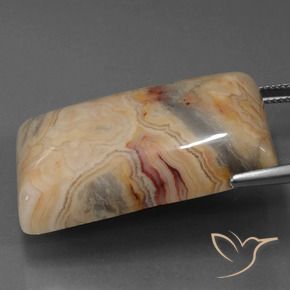Jasper Gemstone in 35.2 x 23.6 mm Size for Sale, Jasper Stone in Multicolor Color