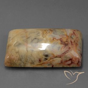 73.47 ct Multicolor Jasper Stone, Natural Jasper in Baguette Cabochon Shape for Sale