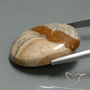 Jasper Gemstone in 25.8 x 19.6 mm Size for Sale, Jasper Stone in Multicolor Color