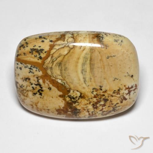 42.91ct Natural Multicolor Jasper, Cushion, Opaque