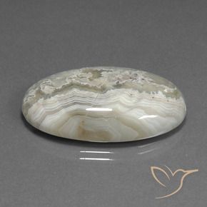 37.12 ct Multicolor Jasper Stone, Natural Jasper in Oval Cabochon Shape for Sale