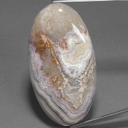 Multicolor Jaspe Gema - 35.9ct Cabujón Óvalo (ID: 394213)