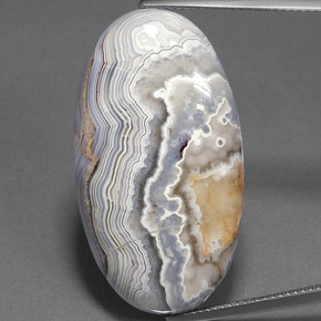 30.23 ct Multicolor Jasper Gemstone, Jasper Gem in Oval Cabochon Shape for Sale.