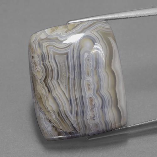 Mehrfarbig Jaspis Edelstein - 22.4ct Kissen Cabochon (ID: 394289)