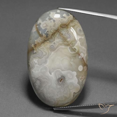 58.83ct Natural Multicolor Jasper, Oval, Opaque