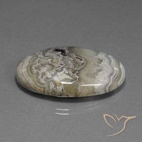 47.98 ct Multicolor Jasper Stone, Natural Jasper in Oval Cabochon Shape for Sale