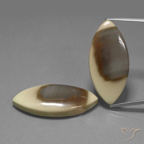 40.61ctw Natural Multicolor Jasper, Marquise, Opaque