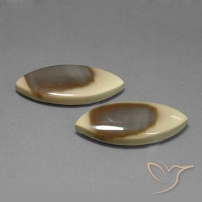 40.61 ctw Multicolor Jasper Stones, Natural Jasper in Marquise Cabochon Shape for Sale
