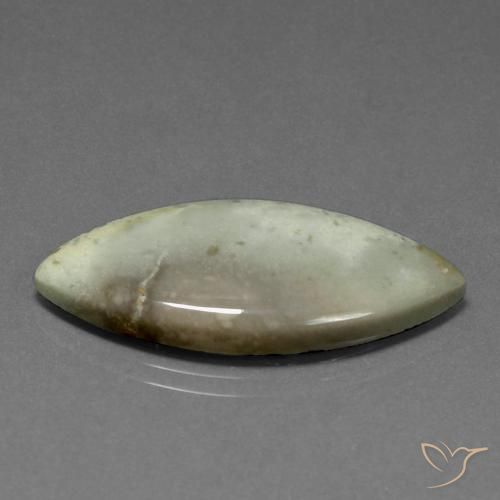 15.30 ct Multicolor Jasper Stone, Natural Jasper in Marquise Cabochon Shape for Sale