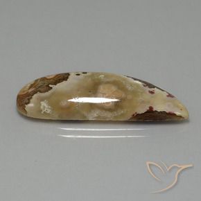 14.43 ct Multicolor Jasper Stone, Natural Jasper in Fancy Cabochon Shape for Sale