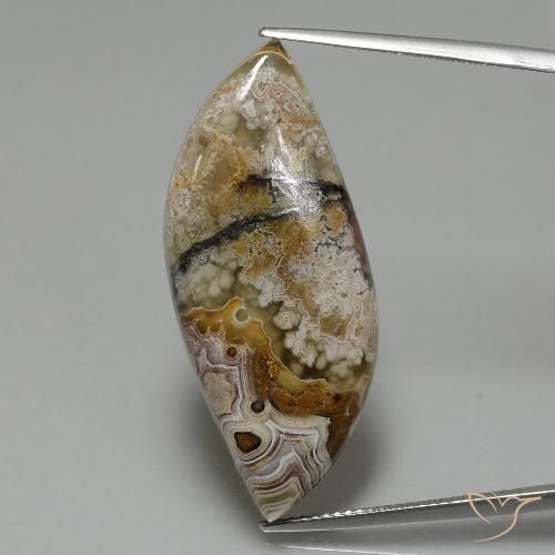22.13ct Natural Multicolor Jasper, Fancy, Opaque