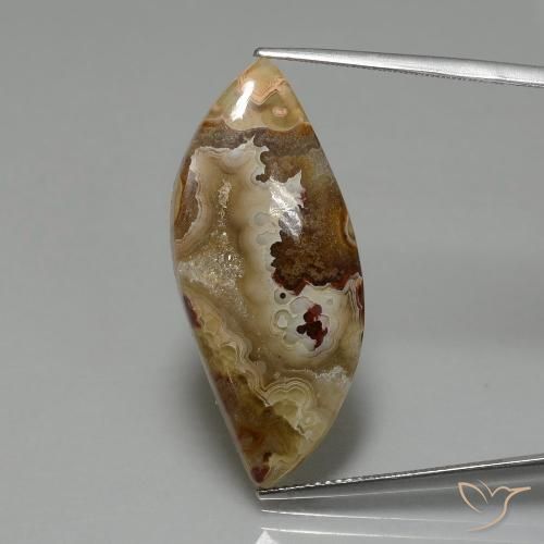 17.84ct Natural Multicolor Jasper, Fancy, Opaque