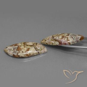 Jasper Gemstones in 36 x 15.6 mm Size for Sale, Jasper Stones in Multicolor Color