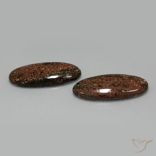33.83ctw Natural Multicolor Jasper, Oval, Opaque