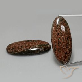 33.83 ctw Multicolor Jasper Stones, Natural Jasper in Oval Cabochon Shape for Sale