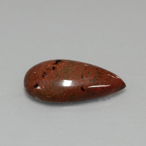 9.11 ct Multicolor Jasper Stone, Natural Jasper in Pear Cabochon Shape for Sale