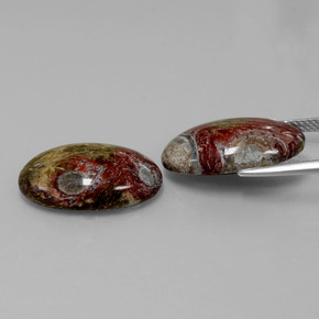 Jasper Gemstone in 19.8 x 12.3 mm Size for Sale, Jasper Stone in Multicolor Color