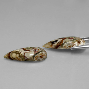 Jasper Gemstone in 25 x 10.1 mm Size for Sale, Jasper Stone in Multicolor Color