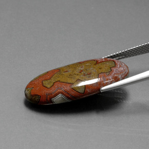 Jasper Gemstone in 28.1 x 13.1 mm Size for Sale, Jasper Stone in Multicolor Color