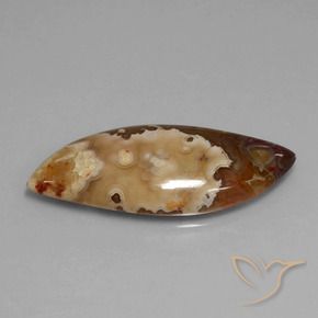 17.69 ct Multicolor Jasper Stone, Natural Jasper in Fancy Cabochon Shape for Sale